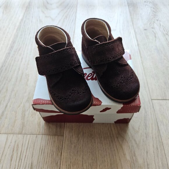 Venettini Toddler Boys Carl Suede Leather Shoes – Size 6.5 (EU 23) - Picture 8 of 9